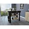 Tuhome Cala Kitchen Island 40, Two Shelves, One Drawer, Four Legs, Black/Light Oak AWD5777 - alternate 2